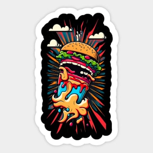 Hamburger lover Sticker